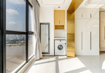 45 Sqm Studio Condo For Rent - Wealth Mansion, Chroy Changvar, Phnom Penh thumbnail