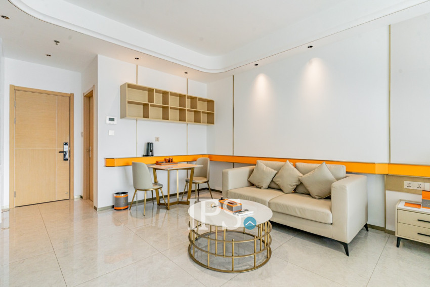 45 Sqm Studio Condo For Rent - Wealth Mansion, Chroy Changvar, Phnom Penh