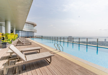 45 Sqm Studio Condo For Rent - Wealth Mansion, Chroy Changvar, Phnom Penh thumbnail