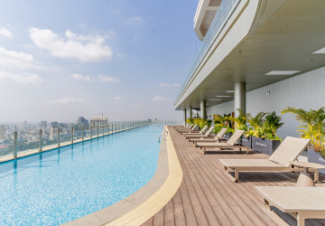 45 Sqm Studio Condo For Rent - Wealth Mansion, Chroy Changvar, Phnom Penh thumbnail