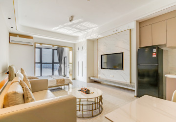 45 Sqm Studio Condo For Rent - Wealth Mansion, Chroy Changvar, Phnom Penh thumbnail