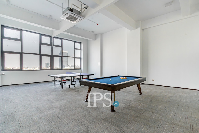 45 Sqm Studio Condo For Rent - Wealth Mansion, Chroy Changvar, Phnom Penh