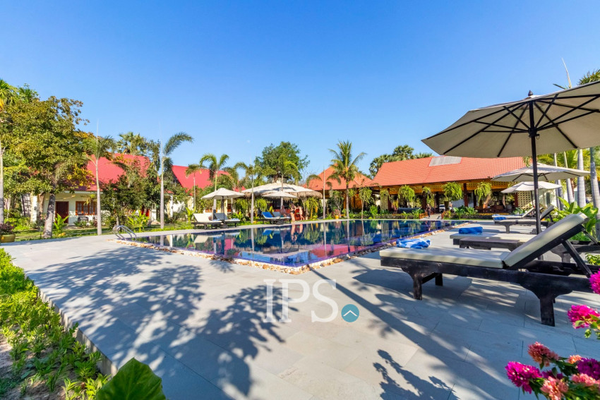 18 Room Boutique Hotel For Rent - Svay Dangkum, Siem Reap