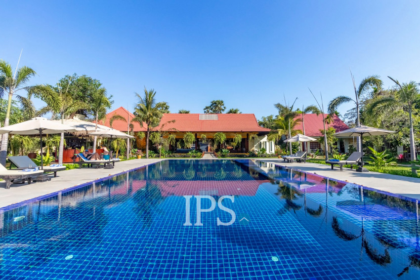 18 Room Boutique Hotel For Rent - Svay Dangkum, Siem Reap