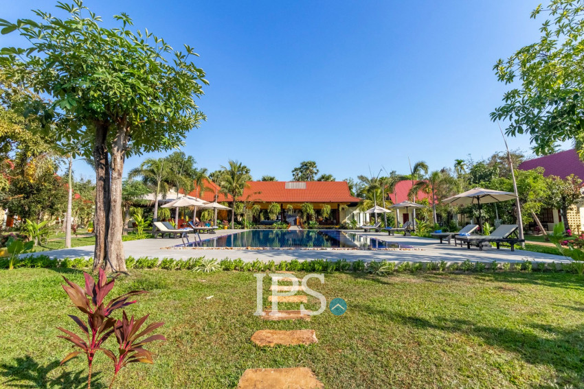 18 Room Boutique Hotel For Rent - Svay Dangkum, Siem Reap