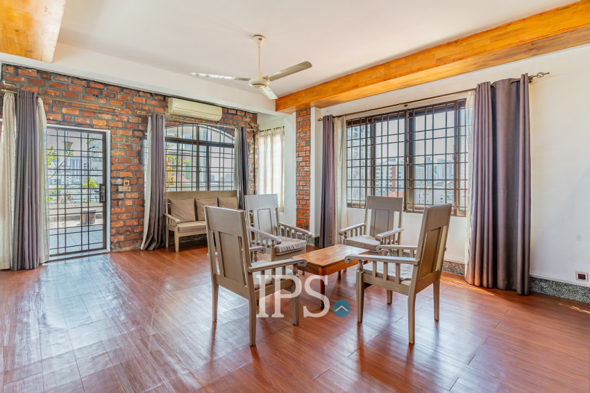 Duplex 2 Bedroom Serviced Apartment For Rent - BKK 2, Phnom Penh