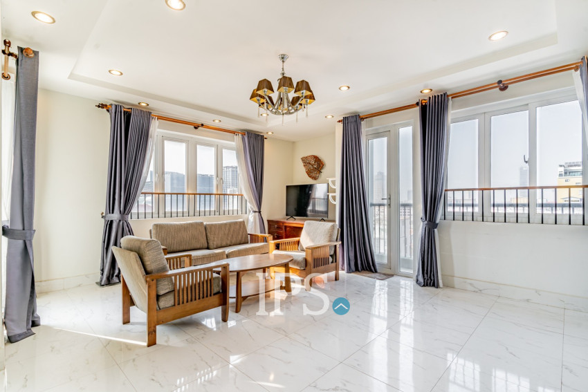 3 Bedroom Serviced Apartment For Rent - Beoung Prolit, Phnom Penh