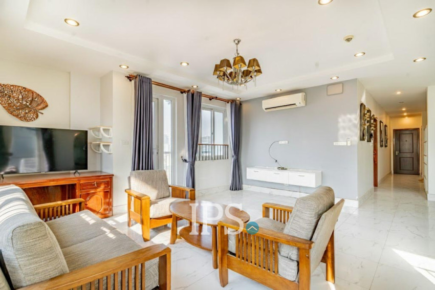3 Bedroom Serviced Apartment For Rent - Beoung Prolit, Phnom Penh
