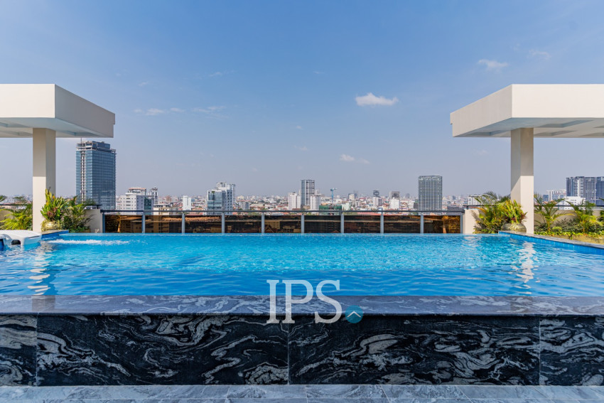 3 Bedroom Serviced Apartment For Rent - Boeung Kak 2, Phnom Penh