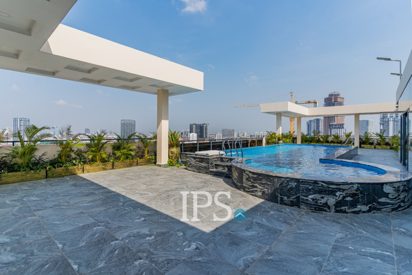 3 Bedroom Serviced Apartment For Rent - Boeung Kak 2, Phnom Penh