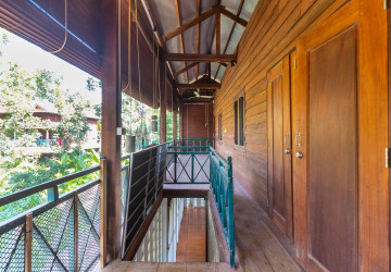 3 Bedroom Compound Wooden House For Rent - Sala Kamreuk, Siem Reap thumbnail