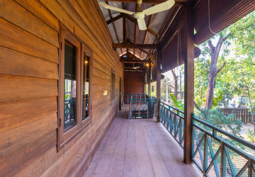 3 Bedroom Compound Wooden House For Rent - Sala Kamreuk, Siem Reap thumbnail