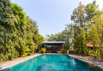 3 Bedroom Compound Wooden House For Rent - Sala Kamreuk, Siem Reap thumbnail