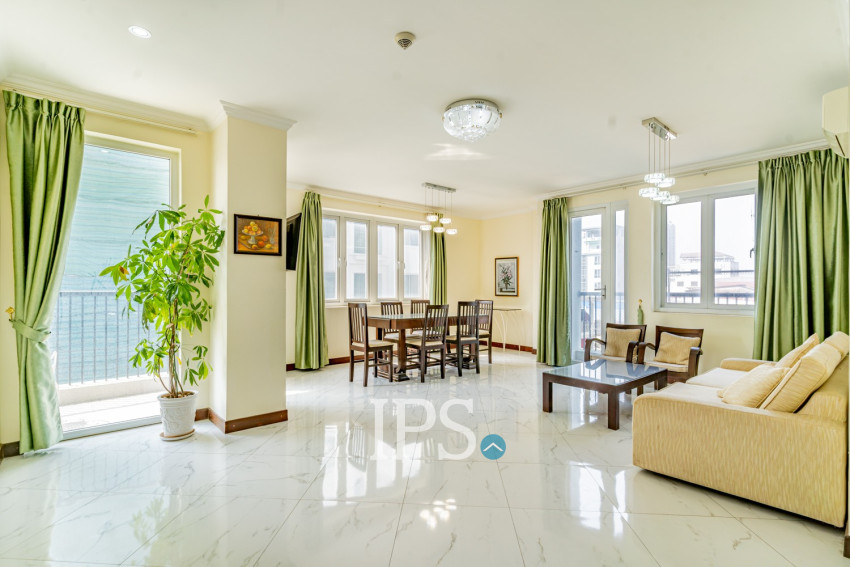 3 Bedroom Serviced Apartment For Rent - Beoung Prolit, Phnom Penh