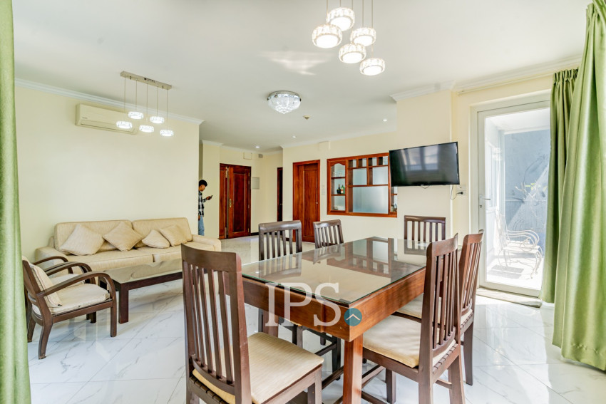 3 Bedroom Serviced Apartment For Rent - Beoung Prolit, Phnom Penh