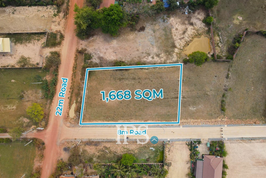 1,668 Sqm Land For Sale - Sambour, Siem Reap
