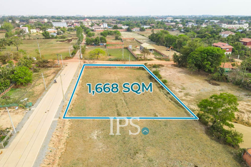1,668 Sqm Land For Sale - Sambour, Siem Reap