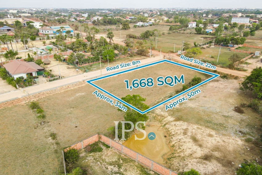 1,668 Sqm Land For Sale - Sambour, Siem Reap