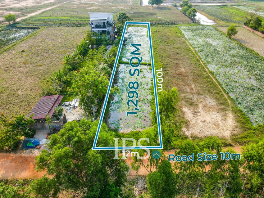 1,298 Sqm Land For Sale - Svay Dangkum, Siem Reap
