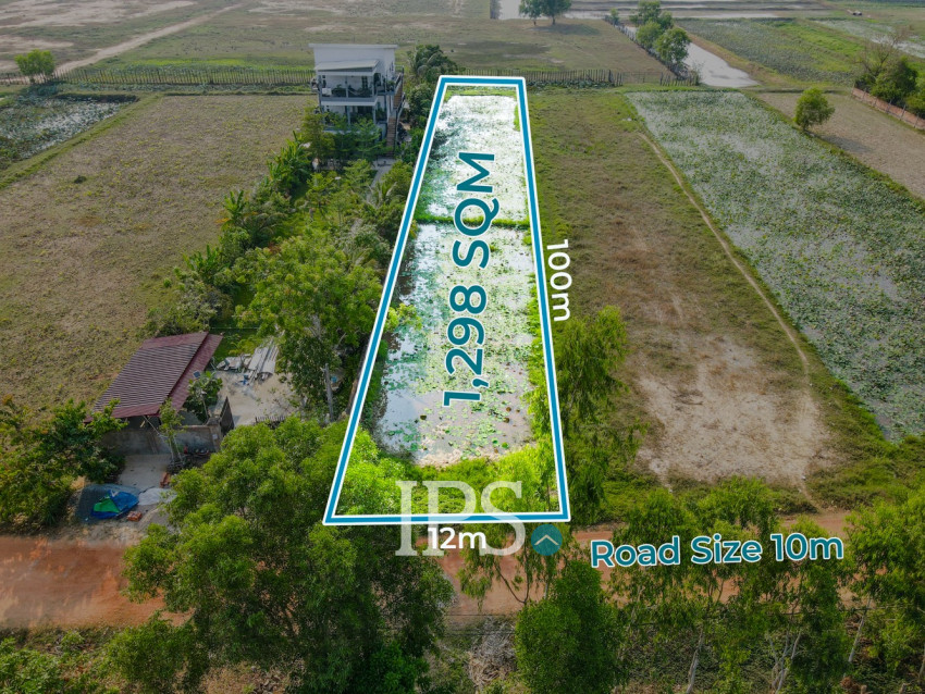 1,298 Sqm Land For Sale - Svay Dangkum, Siem Reap