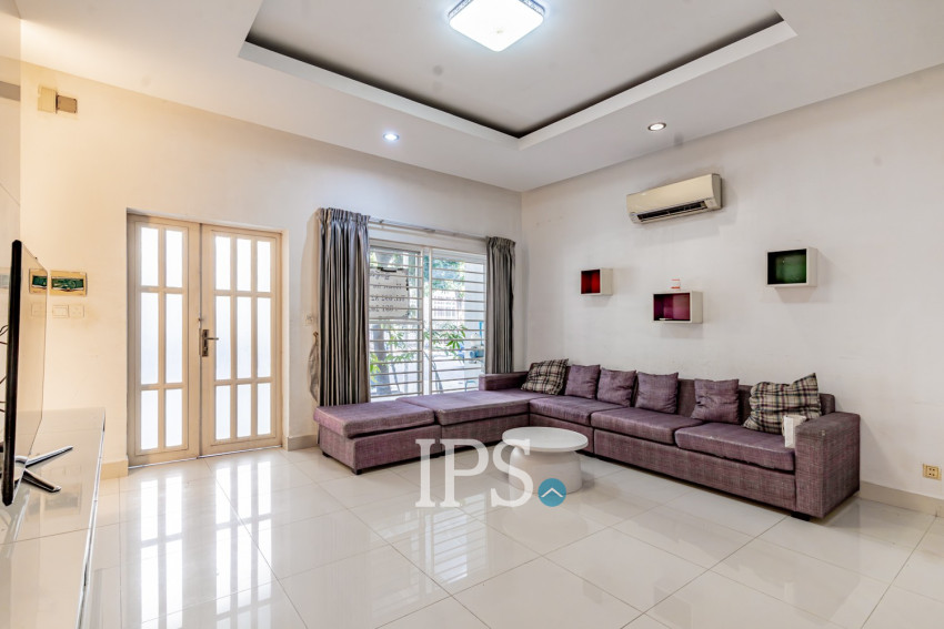 4 Bedroom Linked Villa For Rent - Borey Peng Huoth, Russey Keo, Phnom Penh