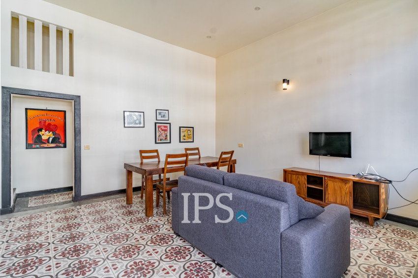 Renovated Duplex 2 Bedroom Apartment For Rent - Srah Chork, Phnom Penh