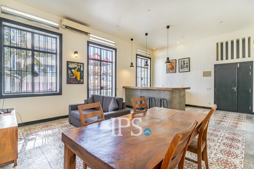 Renovated Duplex 2 Bedroom Apartment For Rent - Srah Chork, Phnom Penh
