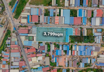 3,799 Sqm Land With Warehouse For Sale - Chaom Chau 1, Phnom Penh thumbnail