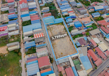 3,799 Sqm Land With Warehouse For Sale - Chaom Chau 1, Phnom Penh thumbnail