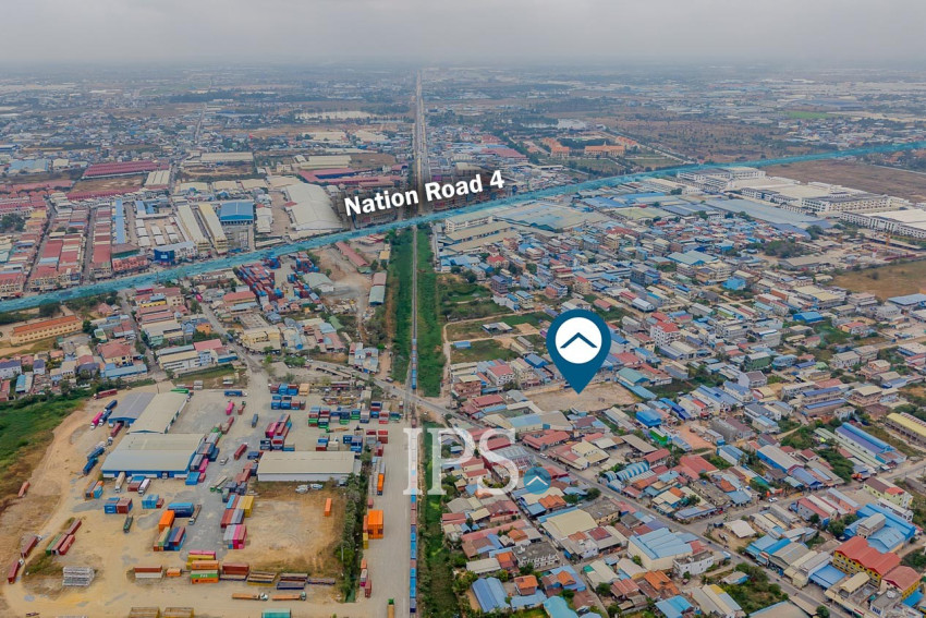 3,799 Sqm Land With Warehouse For Sale - Chaom Chau 1, Phnom Penh