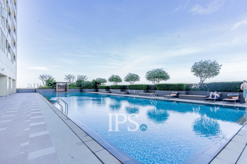 3 Bedroom Condo For Rent - The Peak, Tonle Bassac, Phnom Penh