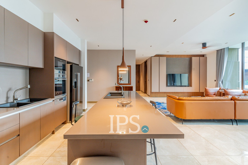 3 Bedroom Serviced Penthouse For Rent - Toul Kork, Phnom Penh