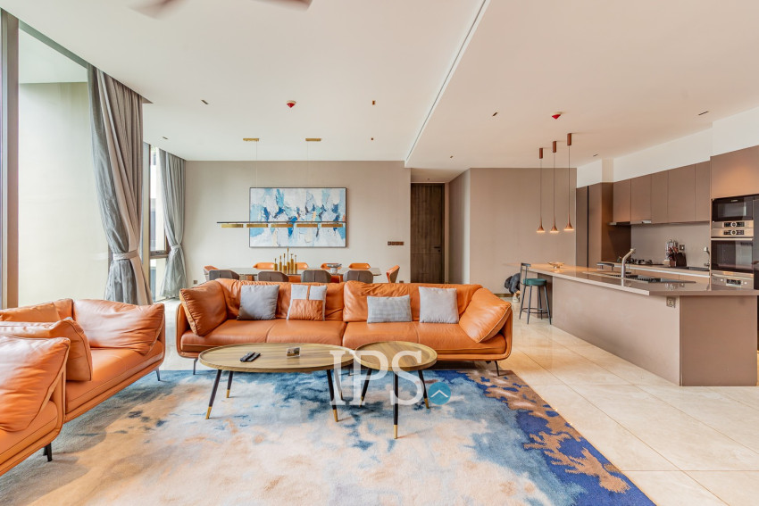 3 Bedroom Serviced Penthouse For Rent - Toul Kork, Phnom Penh