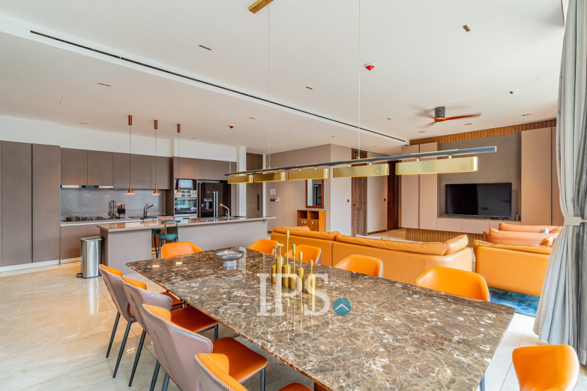 3 Bedroom Serviced Penthouse For Rent - Toul Kork, Phnom Penh