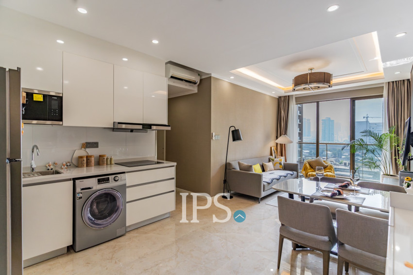 2 Bedroom Serviced Apartment For Rent - One Park, Srah Chork, Phnom Penh