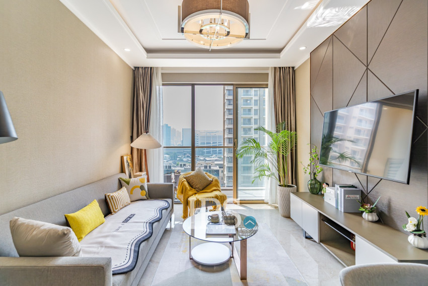 2 Bedroom Serviced Apartment For Rent - One Park, Srah Chork, Phnom Penh