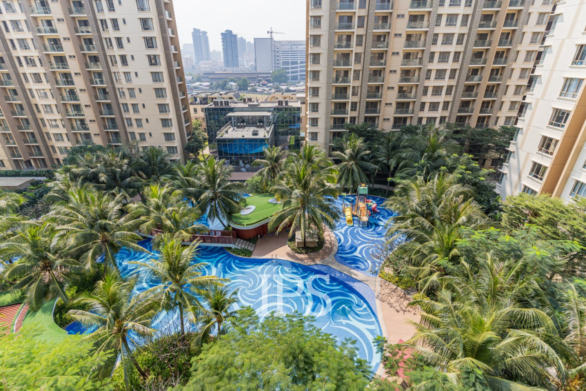 2 Bedroom Serviced Apartment For Rent - One Park, Srah Chork, Phnom Penh