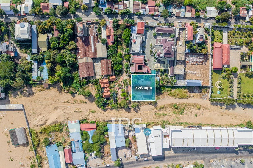 728 Sqm Residential Land For Sale - Chroy Changvar, Phnom Penh