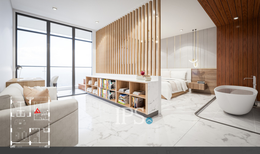 3 Bedroom Penthouse Residence for Sale in Sihanoukville  LZ Sea View Premium