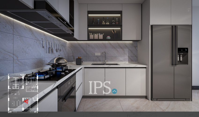 3 Bedroom Penthouse Residence for Sale in Sihanoukville  LZ Sea View Premium