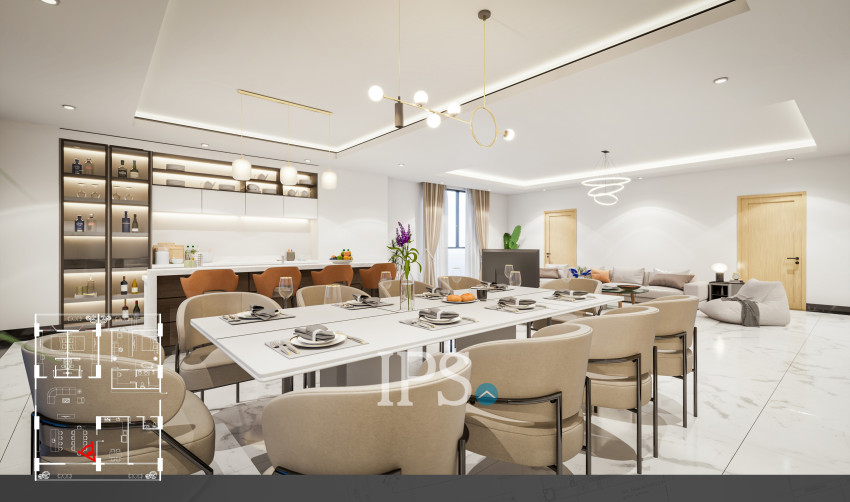 3 Bedroom Penthouse Residence for Sale in Sihanoukville  LZ Sea View Premium