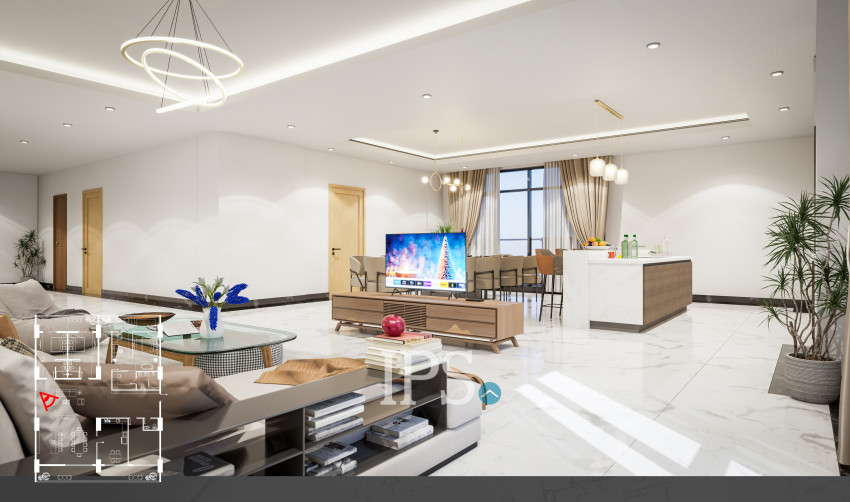 3 Bedroom Penthouse Residence for Sale in Sihanoukville  LZ Sea View Premium