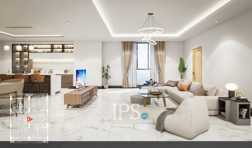 3 Bedroom Penthouse Residence for Sale in Sihanoukville  LZ Sea View Premium