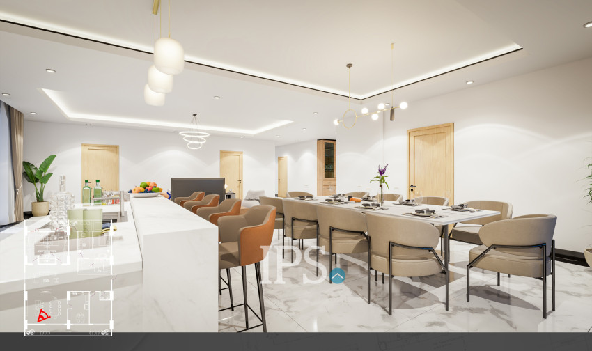 3 Bedroom Penthouse Residence for Sale in Sihanoukville  LZ Sea View Premium