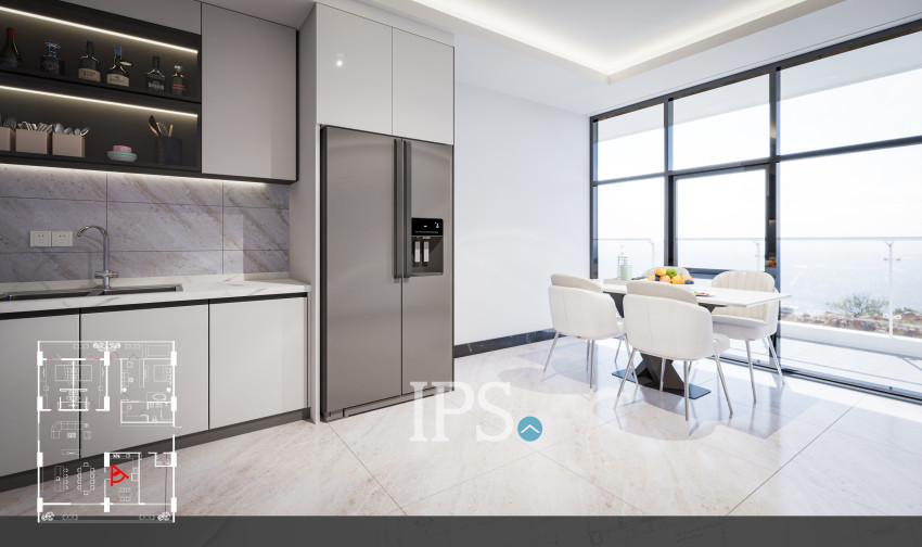 3 Bedroom Penthouse Residence for Sale in Sihanoukville  LZ Sea View Premium