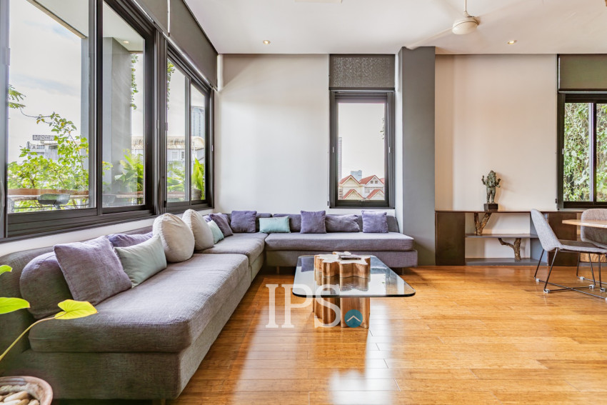 អាផាតមិន ១ បន្ទប់គេងសម្រាប់ជួល - ទន្លេបាសាក់ ភ្នំពេញ