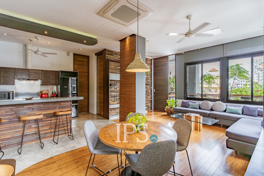 អាផាតមិន ១ បន្ទប់គេងសម្រាប់ជួល - ទន្លេបាសាក់ ភ្នំពេញ