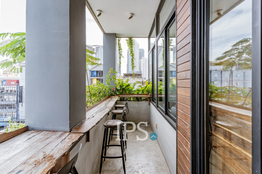 អាផាតមិន ១ បន្ទប់គេងសម្រាប់ជួល - ទន្លេបាសាក់ ភ្នំពេញ