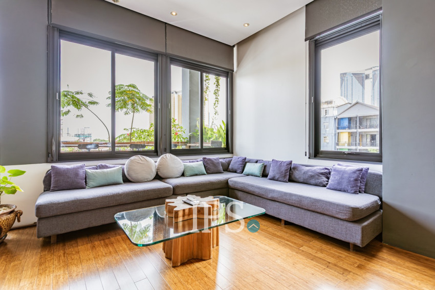 អាផាតមិន ១ បន្ទប់គេងសម្រាប់ជួល - ទន្លេបាសាក់ ភ្នំពេញ