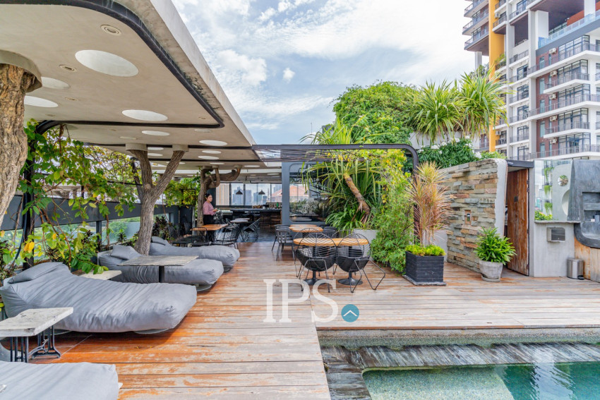 អាផាតមិន ១ បន្ទប់គេងសម្រាប់ជួល - ទន្លេបាសាក់ ភ្នំពេញ